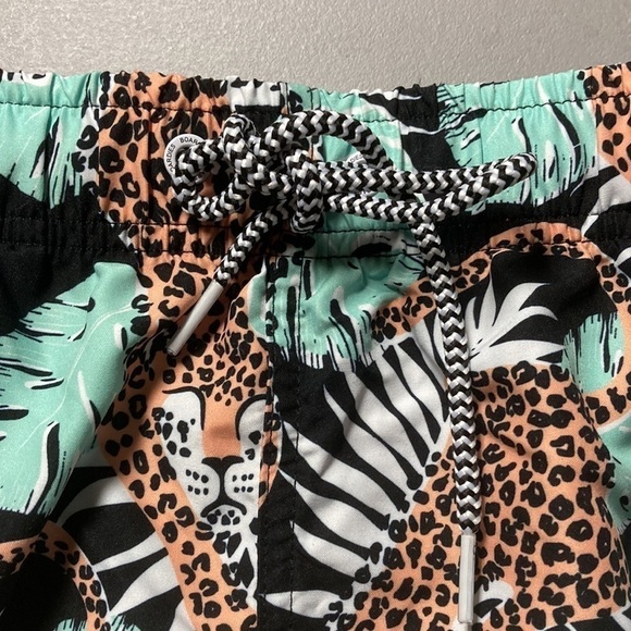 Boardies Tiger Palm Tree Swim Shorts BNWT - Picture 2 of 11